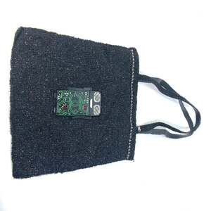 CHANEL Black Pearl Logo Tote Bag